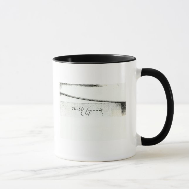 Caneca Assinatura de Nicolau Copérnico (Direita)