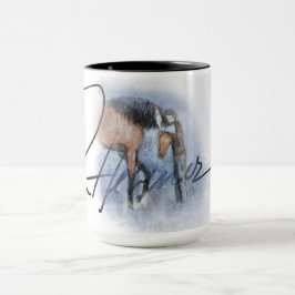 Caneca Assinatura de Ron Hevener "Fate of the Stallion"