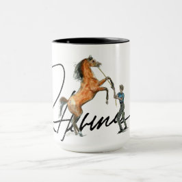 Caneca Assinatura de Ron Hevener "Fate of the Stallion"
