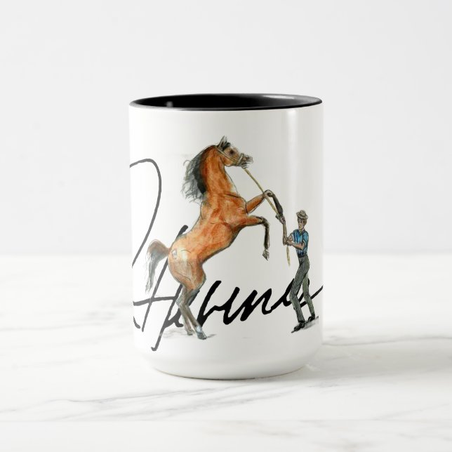 Caneca Assinatura de Ron Hevener "Fate of the Stallion" (Centro)