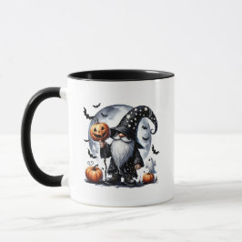 Caneca Assistente de Gnomo do Halloween - Presente perfei
