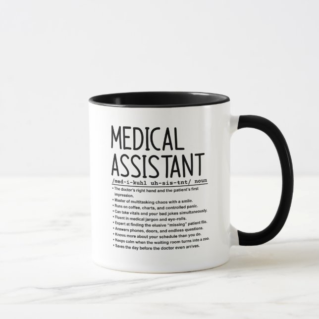 Caneca Assistente médico (Direita)