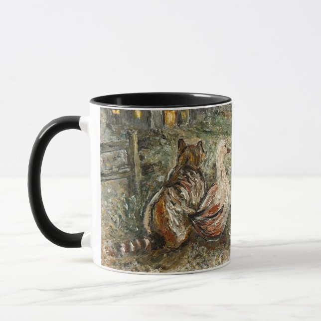 Caneca Assistindo silenciosamente animais caprichosos da  (Esquerda)