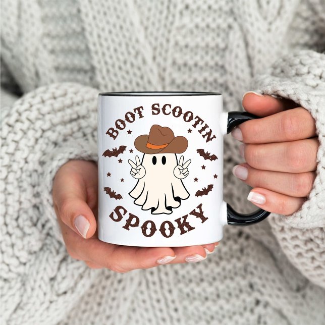 Caneca Assustador Moderno Ghouls Halloween Café (Scary Modern Ghouls Halloween Coffee Mug)