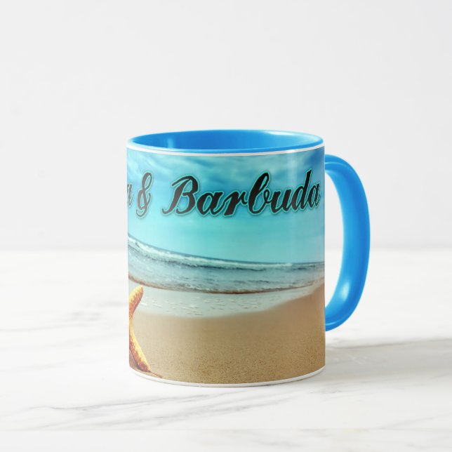 Caneca Astrado de Antígua e Barbuda (Frente Esquerda)