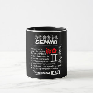 Caneca Astrologia/ Símbolo Zodiac/Gemini
