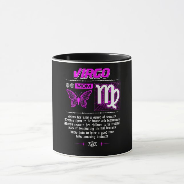 Caneca Astrologia/ Símbolo Zodiac//Virgo (Centro)