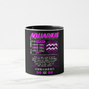Caneca Astrologia/ Símbolo Zodíaco//Aquário