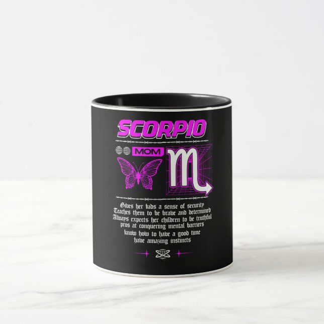 Caneca Astrologia/ Símbolo Zodíaco//Escorpião (Centro)