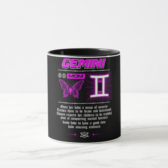 Caneca Astrologia/ Símbolo Zodíaco//Gemini (Centro)
