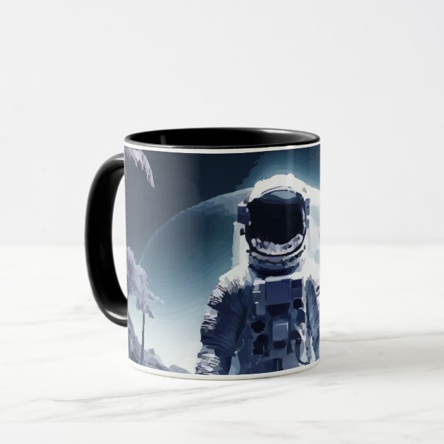 Caneca Astronauta (Frente Esquerda)