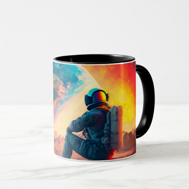 Caneca Astronauta (Frente Esquerda)
