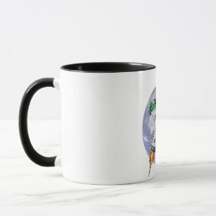 Caneca astronauta alienígena