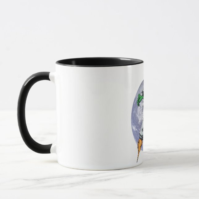 Caneca astronauta alienígena (Esquerda)
