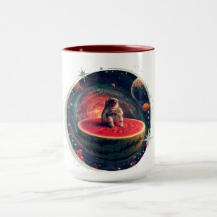 Caneca Astronauta de Melancia Espacial