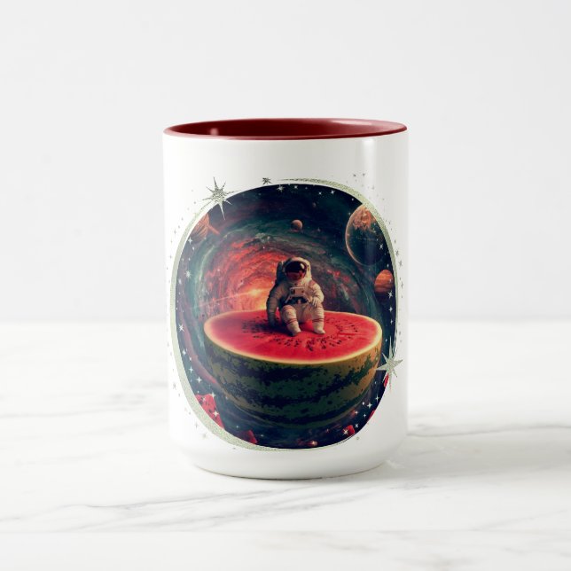 Caneca Astronauta de Melancia Espacial (Centro)