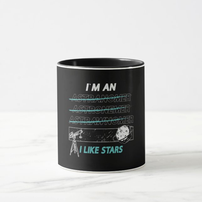 Caneca Astronomia Eu sou E Gosto De Lua Universa Espacial (Centro)