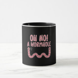 Caneca Astronomia Oh Não Um Espaço Perverso Estende Unive
