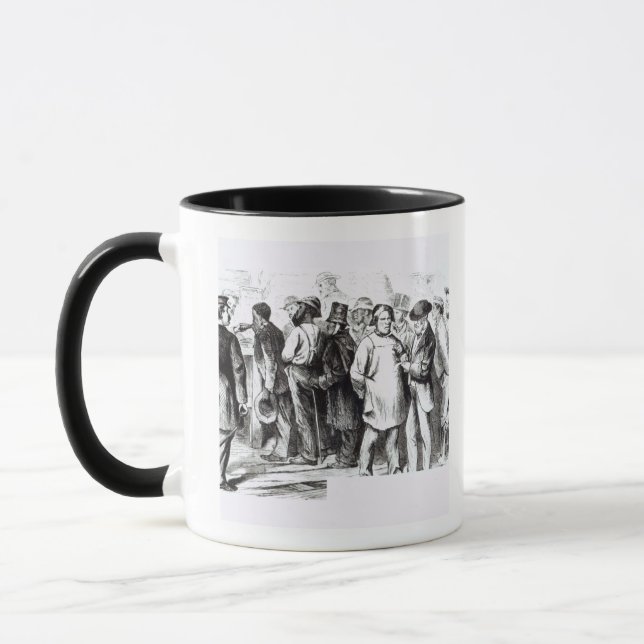 Caneca Atapete Baggers, 1860s atrasados (gravura) (a foto (Esquerda)
