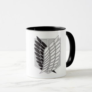 Caneca Ataque dos Titãs Regimento de Reconhecimento Asas 