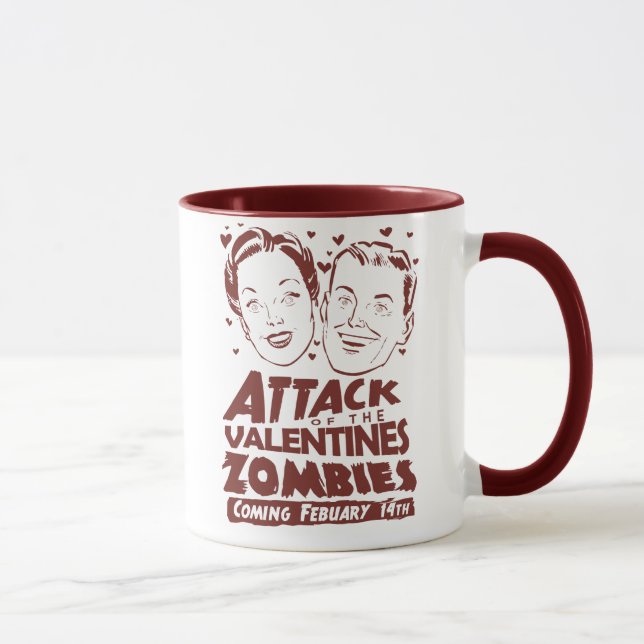 Caneca Ataque dos zombis dos namorados (Direita)