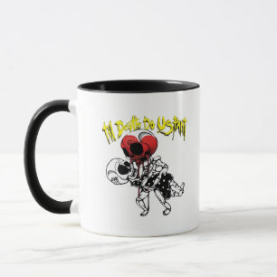Caneca Até a morte nos fazer parte - Casal esqueleto para