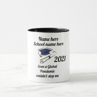 Caneca Até mesmo uma pandemia global não poderia me deter