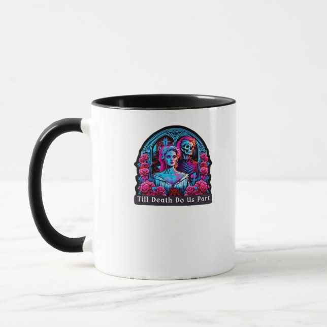 Caneca Até que a morte nos deixe clássicos - Lama e Colar (Esquerda)