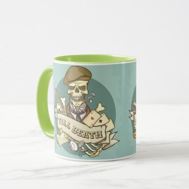 Caneca Até que a morte nos faça parte (Frente Esquerda)