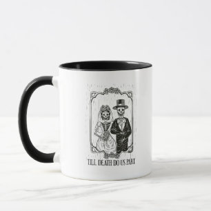 Caneca Até que a morte nos faça parte do Casal de casamen