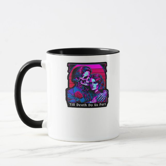 Caneca Até que a morte nos separe do clássico - Grim Reap (Esquerda)