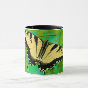 Caneca Aterrissagem com borboleta