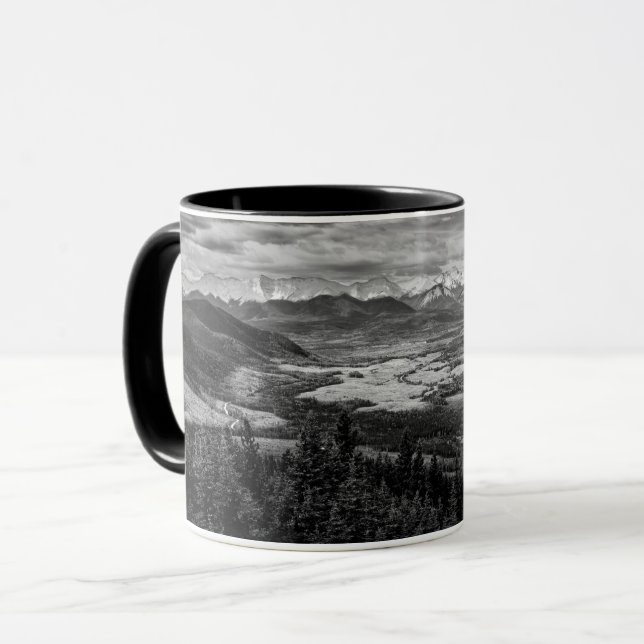 Caneca Athabasca Lookout, Fotografia Monocromática (Frente Esquerda)
