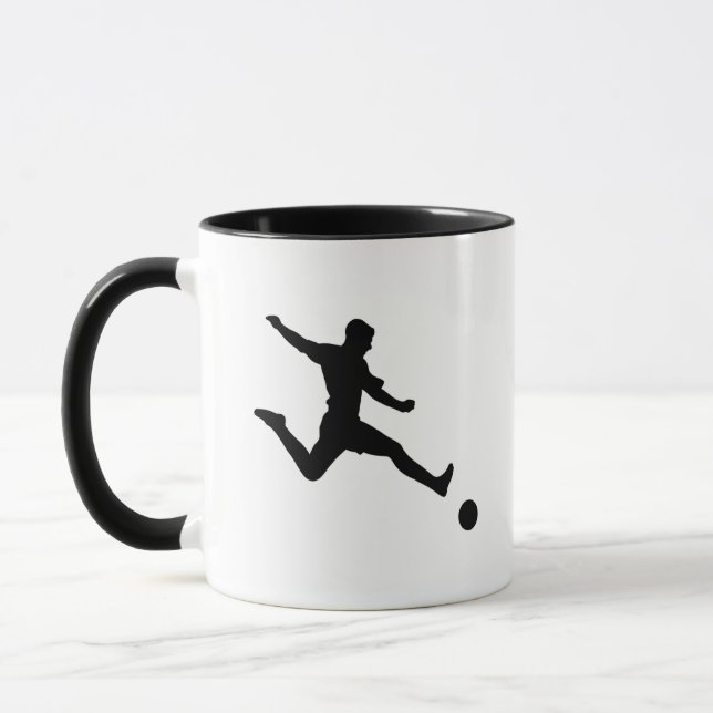 Caneca Atirador de Futebol | Futebol de futebol (Esquerda)