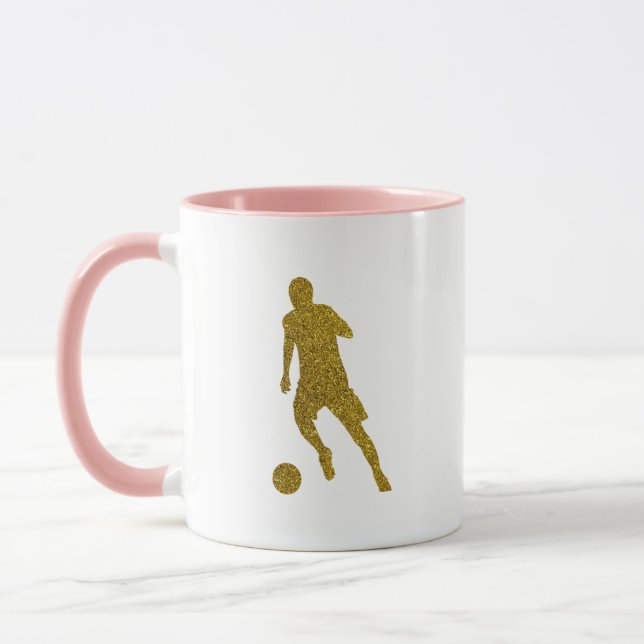Caneca Atirador de Futebol | Legal aspecto da lente Doura (Esquerda)