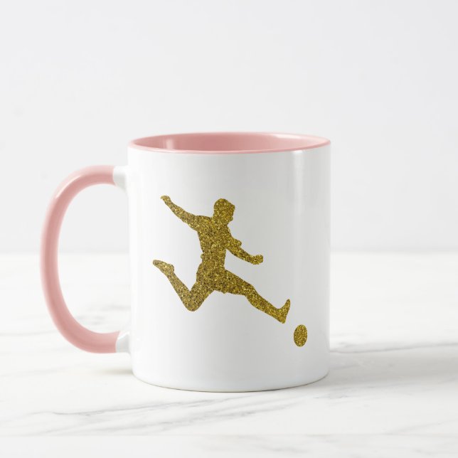 Caneca Atirador de Futebol | Legal aspecto da lente Doura (Esquerda)