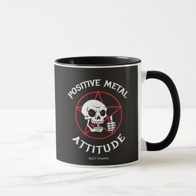 Caneca Atitude metálica positiva (Direita)