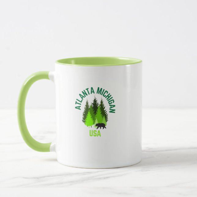 Caneca Atlanta Michigan Hometown Coffee Mug (Esquerda)