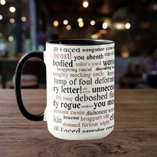 Caneca Ator Abertura Noite Presente Shakespeare Insultos