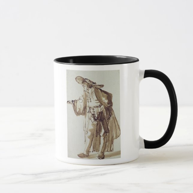 Caneca Ator com um chapéu Largo-orlarado (Direita)