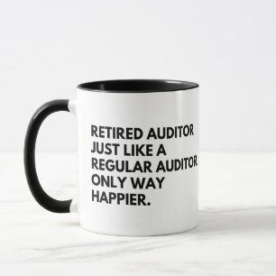 Caneca Auditor Aposentado Piada de Aposentadoria Divertid