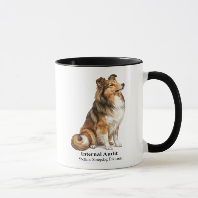 Caneca Auditoria Interna Sable Sheltie (Direita)
