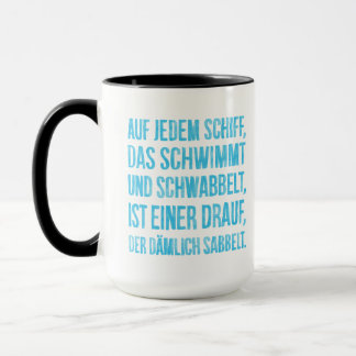 Caneca Auf jedem Schiff