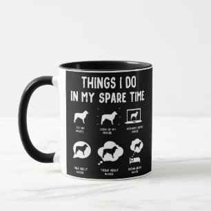 Caneca Auggie Coisas Poupam Tempo Engraçado Cachorro Mãe