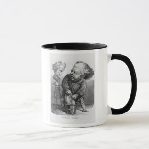 Caneca Auguste Preault (1809-79), caricatura 'de Le Bou