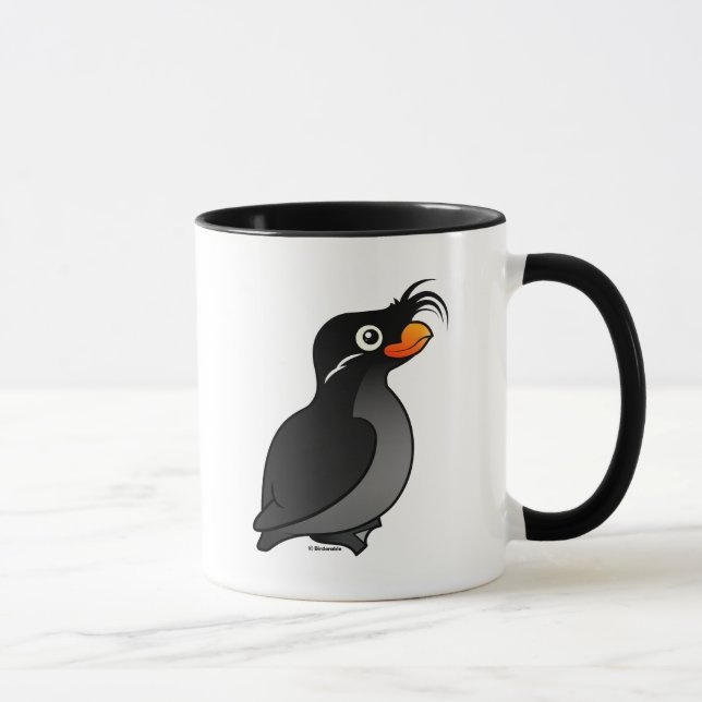 Caneca Auklet com crista (Direita)
