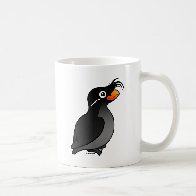 Caneca Auklet com crista (Direita)