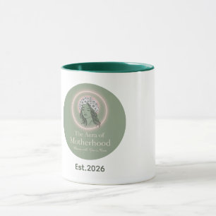 Caneca Aura Personalizada da Maternidade - Café Zen Boho