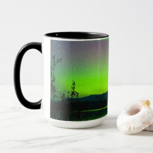 Caneca Aurora Boreal Luzes do Norte Destino do Destino
