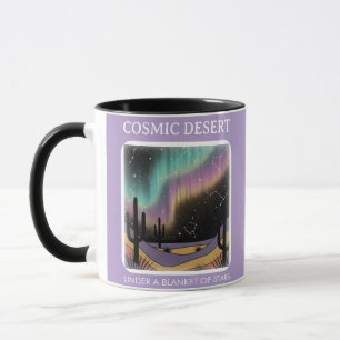 Caneca Aurora do Deserto Cósmico • Céu Noturno Western Re